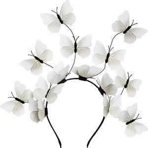 Zivyes Butterfly Fascinator Hats Women Monarch Tea Party Headband Alice